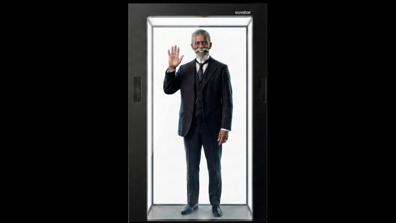 Personagem histórico holográfico